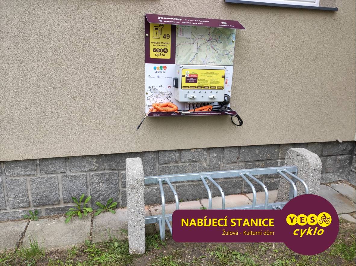 Nabíjecí stanice pro elektrokola - Žulová