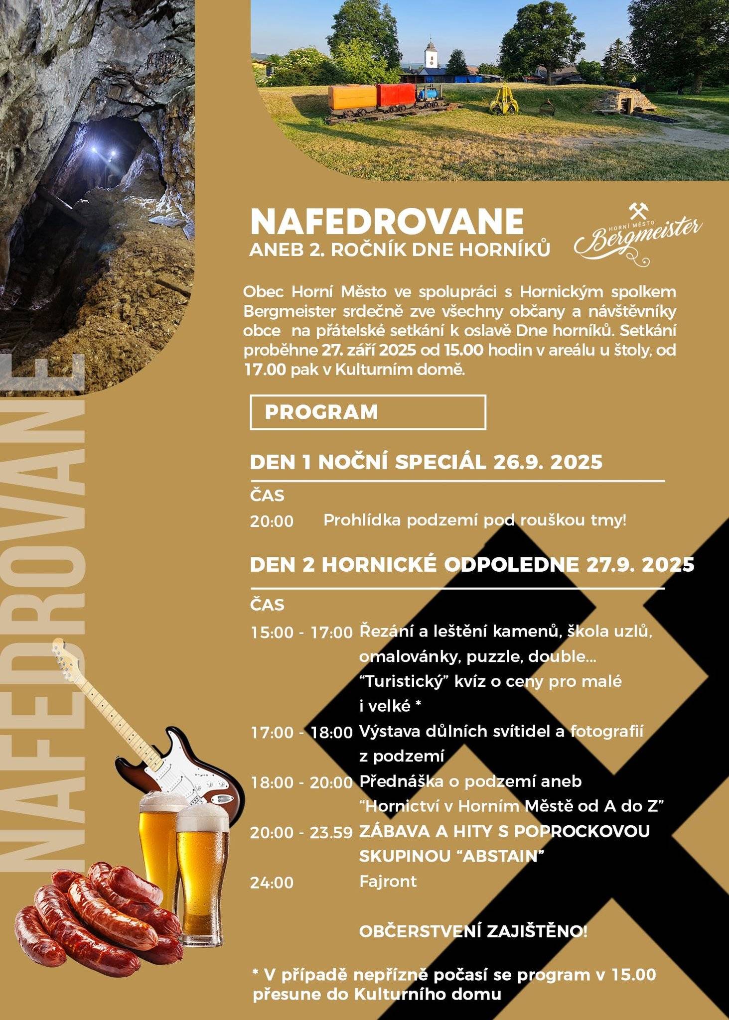 Den horníků oslavte v Horním Městě