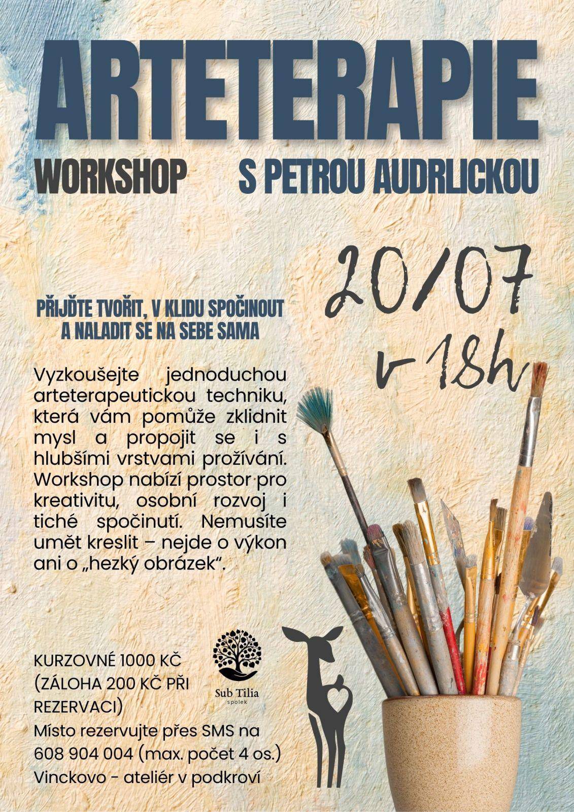 WORKSHOP ARTETERAPIE S PETROU AUDRLICKOU