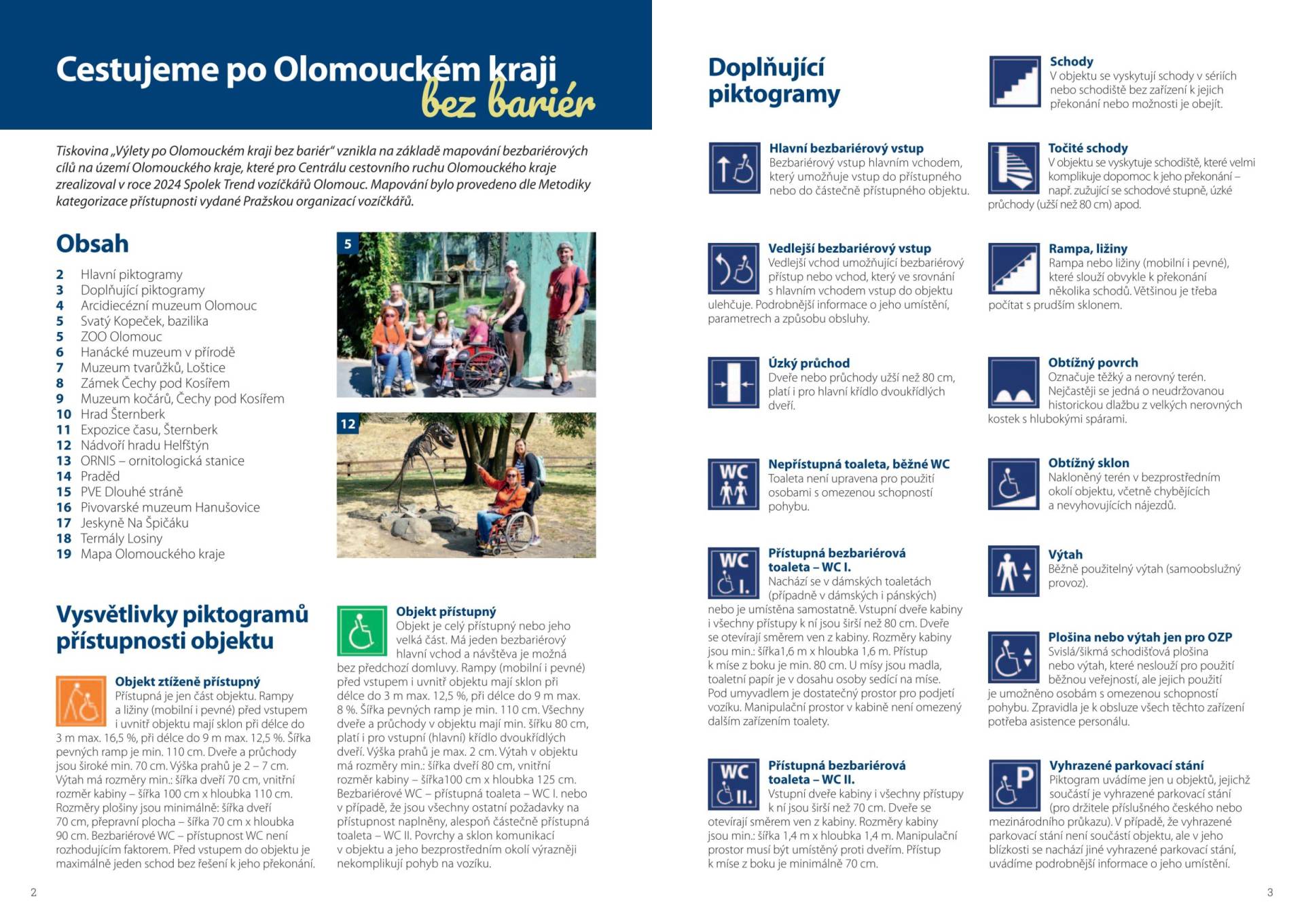 Výlety po Olomouckém kraji bez bariér