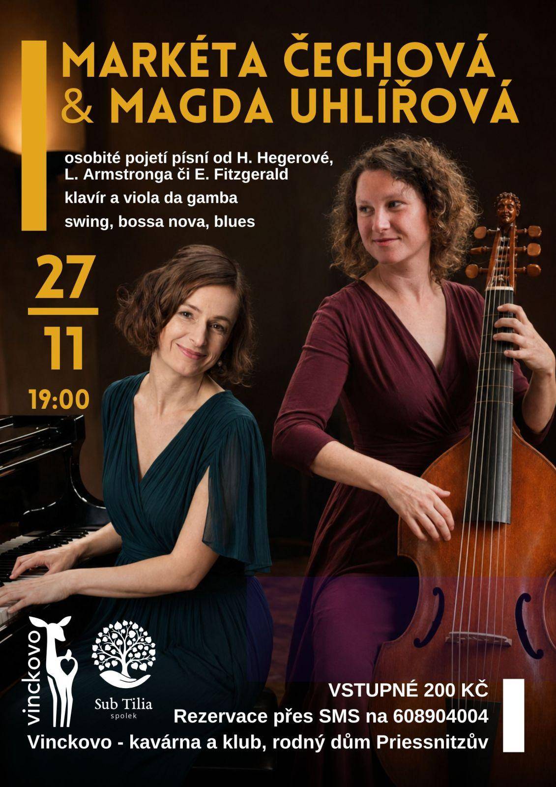 MARKÉTA ČECHOVÁ & MAGDA UHLÍŘOVÁ - Klavír, viola da gamba a písně, které znáte