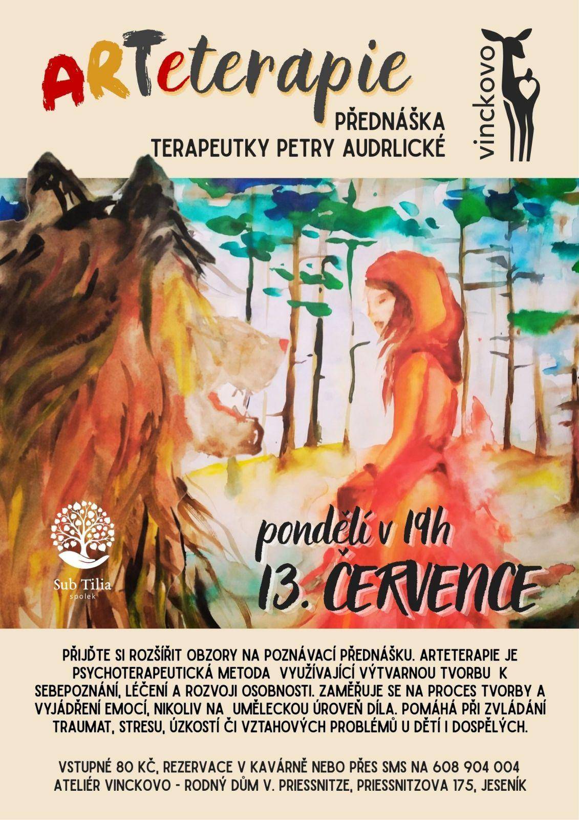 Arteterapie - přednáší Petra Audrlická