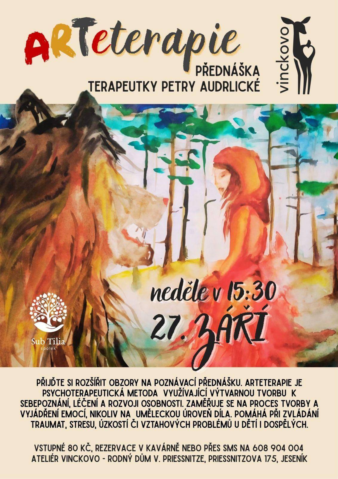 Arteterapie - přednáška Mgr. Petry Audrlické