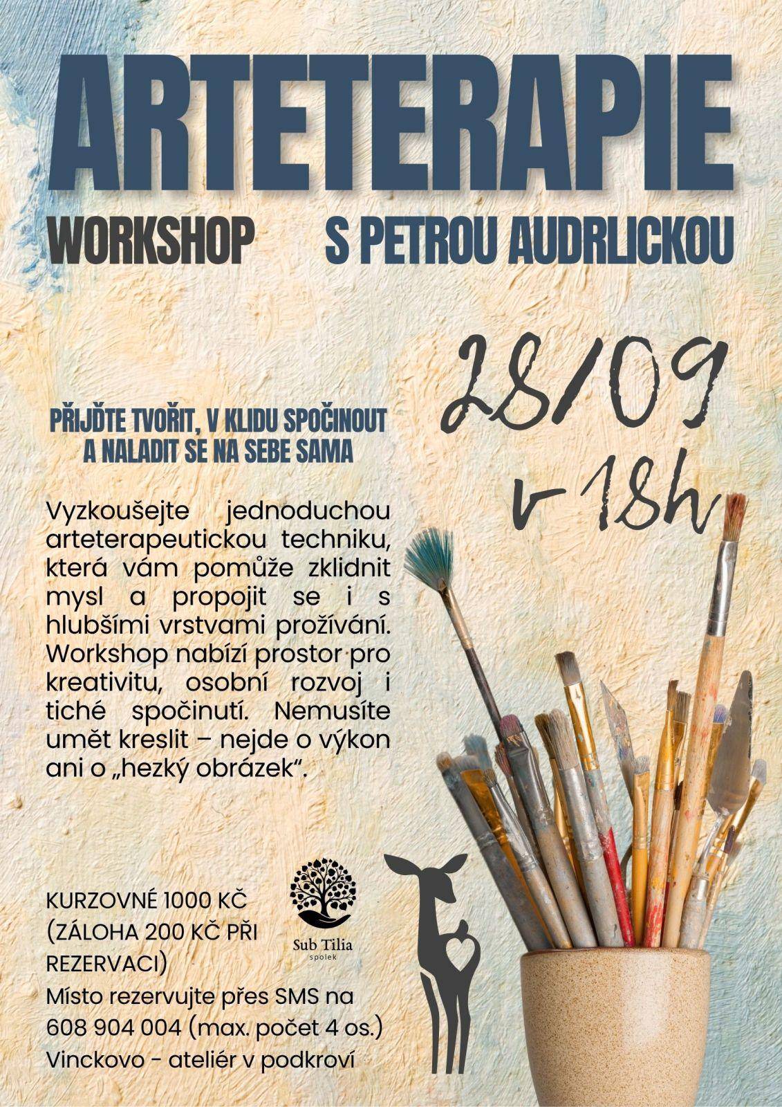 WORKSHOP ARTETERAPIE S PETROU AUDRLICKOU