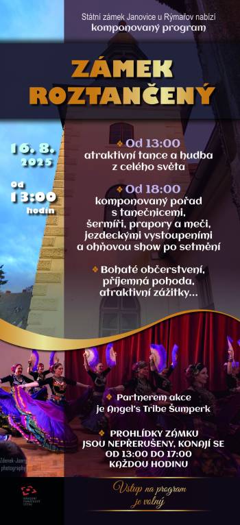 Zámek roztančený vás čeká v Janovicích u Rýmařova