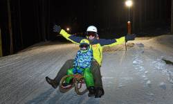 Večerní sáňkování