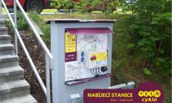 Nabíjecí stanice pro elektrokola - Hotel Cvilín