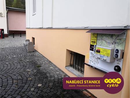 Nabíjecí stanice pro elektrokola - Priessnitzovy léčebné lázně