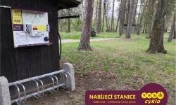 Nabíjecí stanice pro elektrokola - Cyklokemp Černý Potok