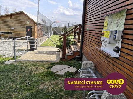 Nabíjecí stanice pro elektrokola - Hynčice pod Sušinou Kolovna