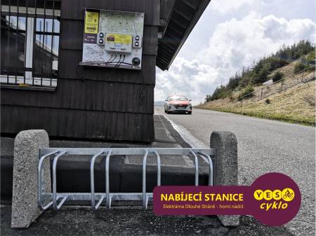Nabíjecí stanice pro elektrokola - Elektrárna Dlouhé Stráně