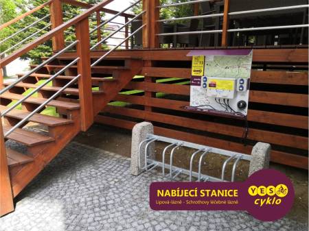 Nabíjecí stanice pro elektrokola - Schrothovy léčebné lázně