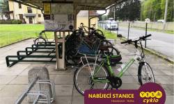 Nabíjecí stanice pro elektrokola - Holba Hanušovice