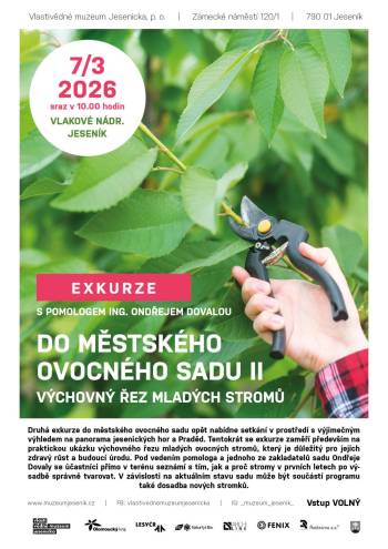 EXKURZE do městského ovocného sadu II – výchovný řez mladých stromů