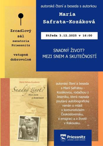 MARIA SAFRATA-KOZÁKOVÁ: SNADNÝ ŽIVOT?