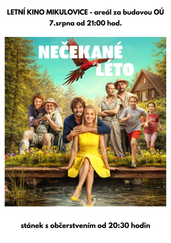 Letní kino Mikulovice - Nečekané léto