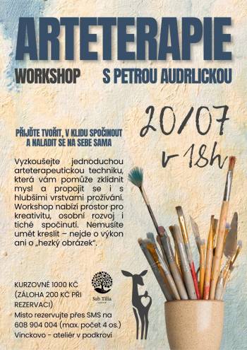 WORKSHOP ARTETERAPIE S PETROU AUDRLICKOU