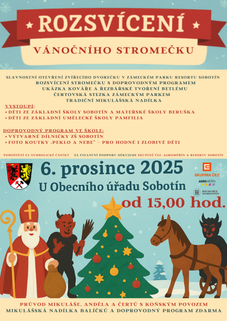 Rozsvícení vánočního stromečku