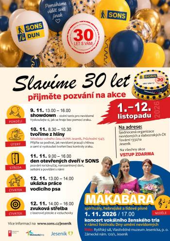30. výročí vzniku SONS