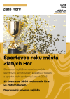 SPORTOVEC ROKU MĚSTA ZLATÝCH HOR