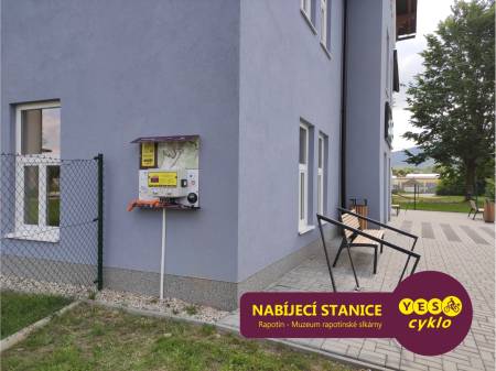 Nabíjecí stanice pro elektrokola - Rapotín
