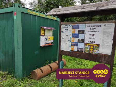 Nabíjecí stanice pro elektrokola - Poštovní štola