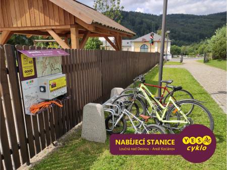 Nabíjecí stanice pro elektrokola - Loučná nad Desnou